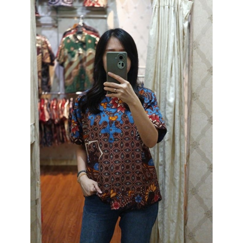 Promo/batiku/Medan/blouse batik/kemeja batik/batik kantoran