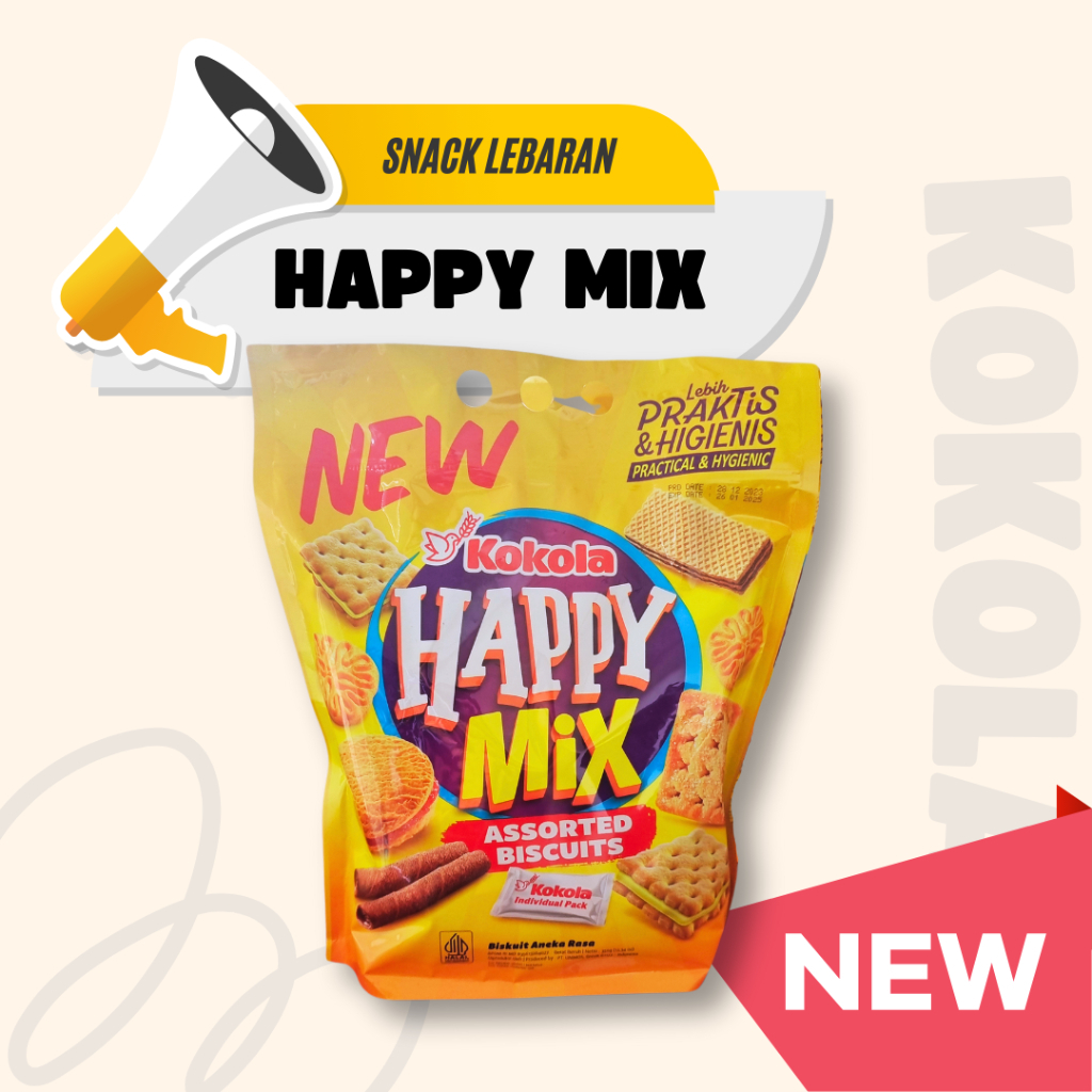

Kokola Happy Mix Bag Assorted Biscuits 350gr