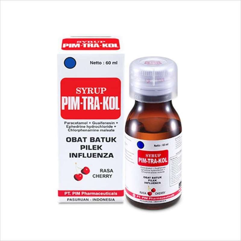 

Pimtrakol Syrup 60 ml Rasa Chery - Sirup Obat Batuk Pilek Influenza