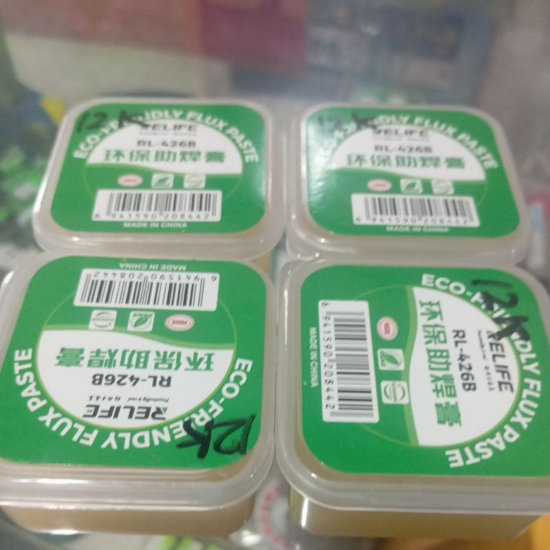 flux pasta solder relife