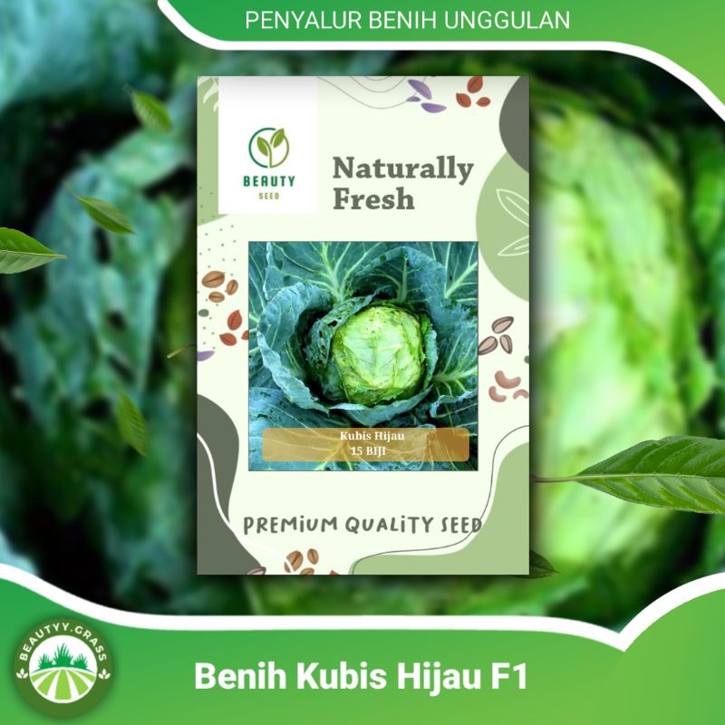 15 Benih Kol Kubis Hijau F1 Sehati Dataran Rendah Cap Panah Merah
