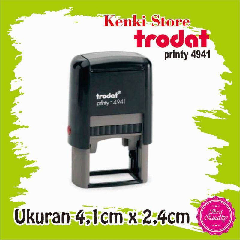 

Stempel TRODAT Printy 4941 Uk. 4.1cm X 2.4cm (ada letter)