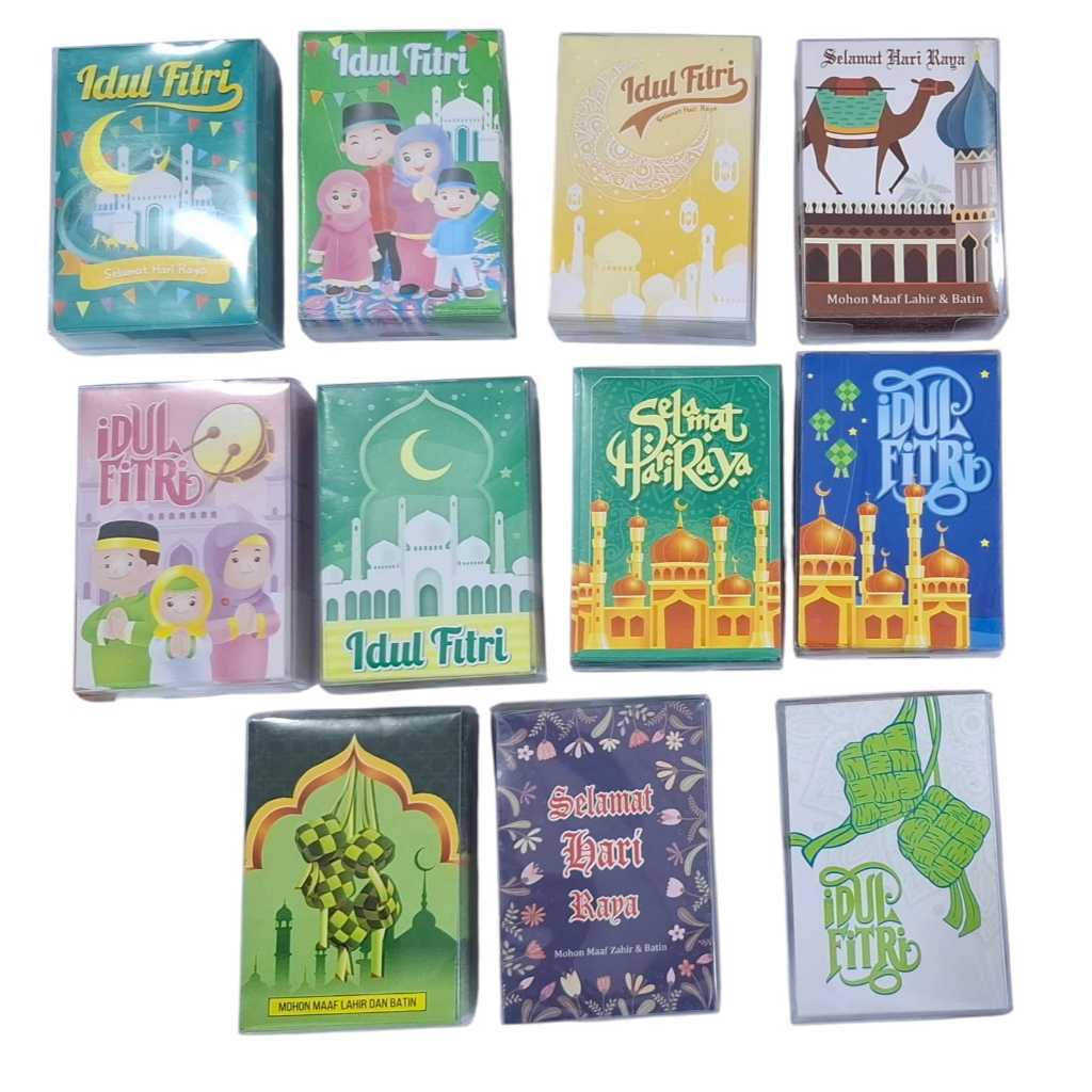 

Amplop Lebaran Idul Fitri Motif Masjid Box Mika isi 50 pcs