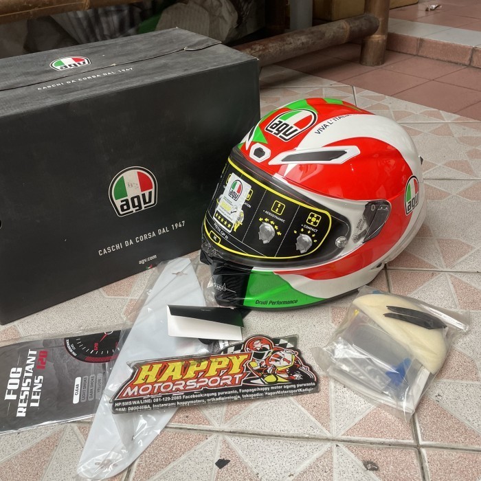 Helm fullface AGV Pista GPRR Rossi Mugello 2018 fullcarbon