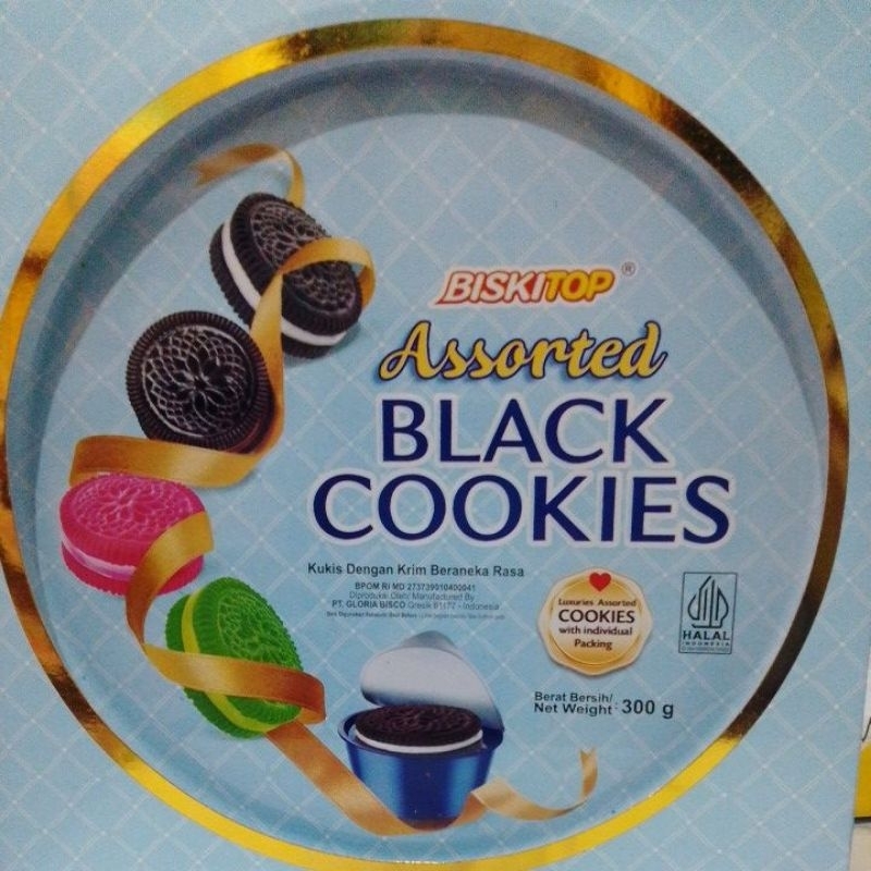 

Biskitop Black Cookies