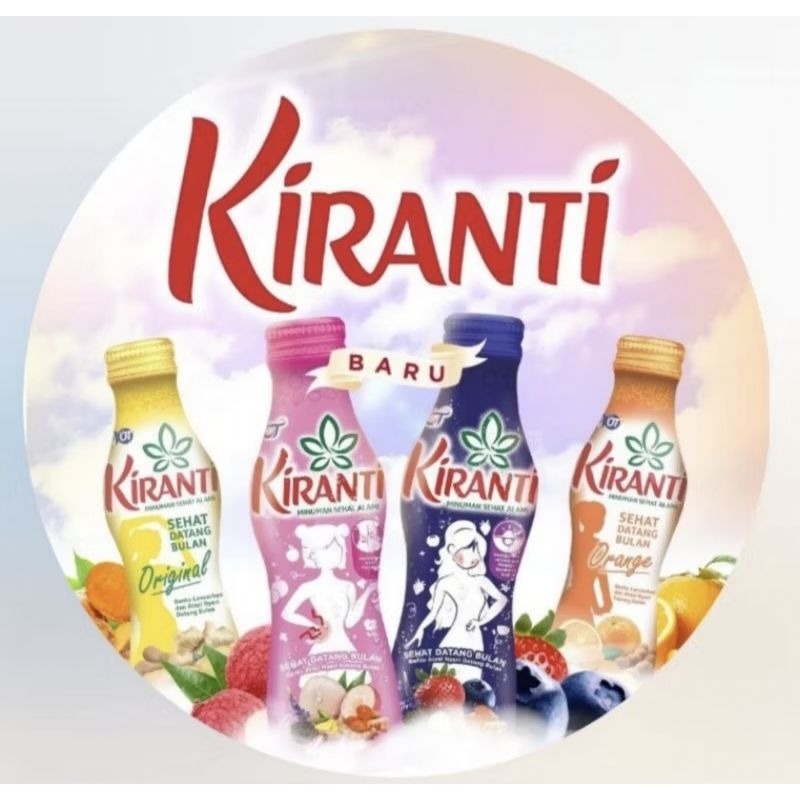 

Original Kiranti 4 varian rasa Leci - Berry - Sehat Datang Bulan - Juice-Sdb160ml