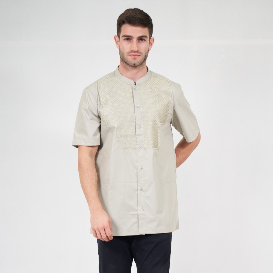 Preview By Itang Yunasz / Koko Preview / Preview Lengan Pendek / Koko All Varian Cream Limited #3