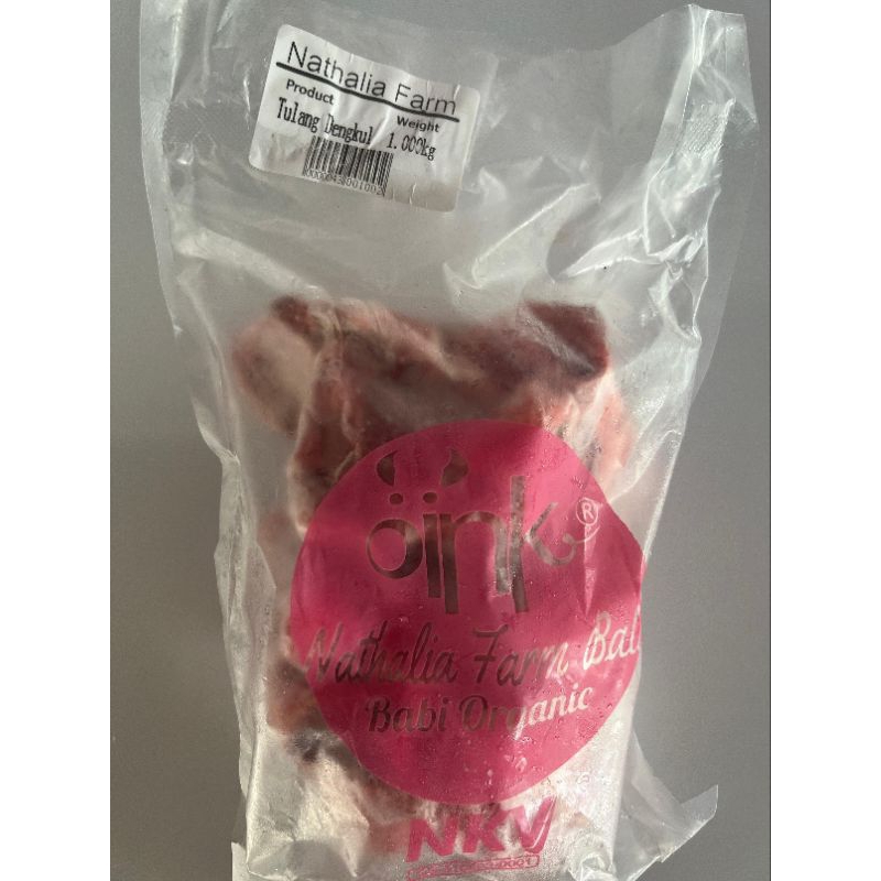 

Tulang Dengkul Daging Babi Organik / Pork Knee Bone 1Kg