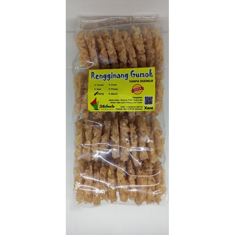 

Rengginang udang mentah Situbondo, tanpa dijemur, langsung digoreng, free bubble wrap