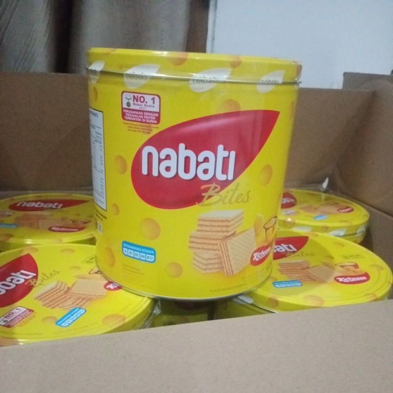 

wafer nabati kaleng rasa keju