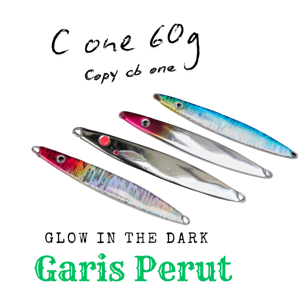 Metal jig 60g GID perut [ c1 ] copy by cb one