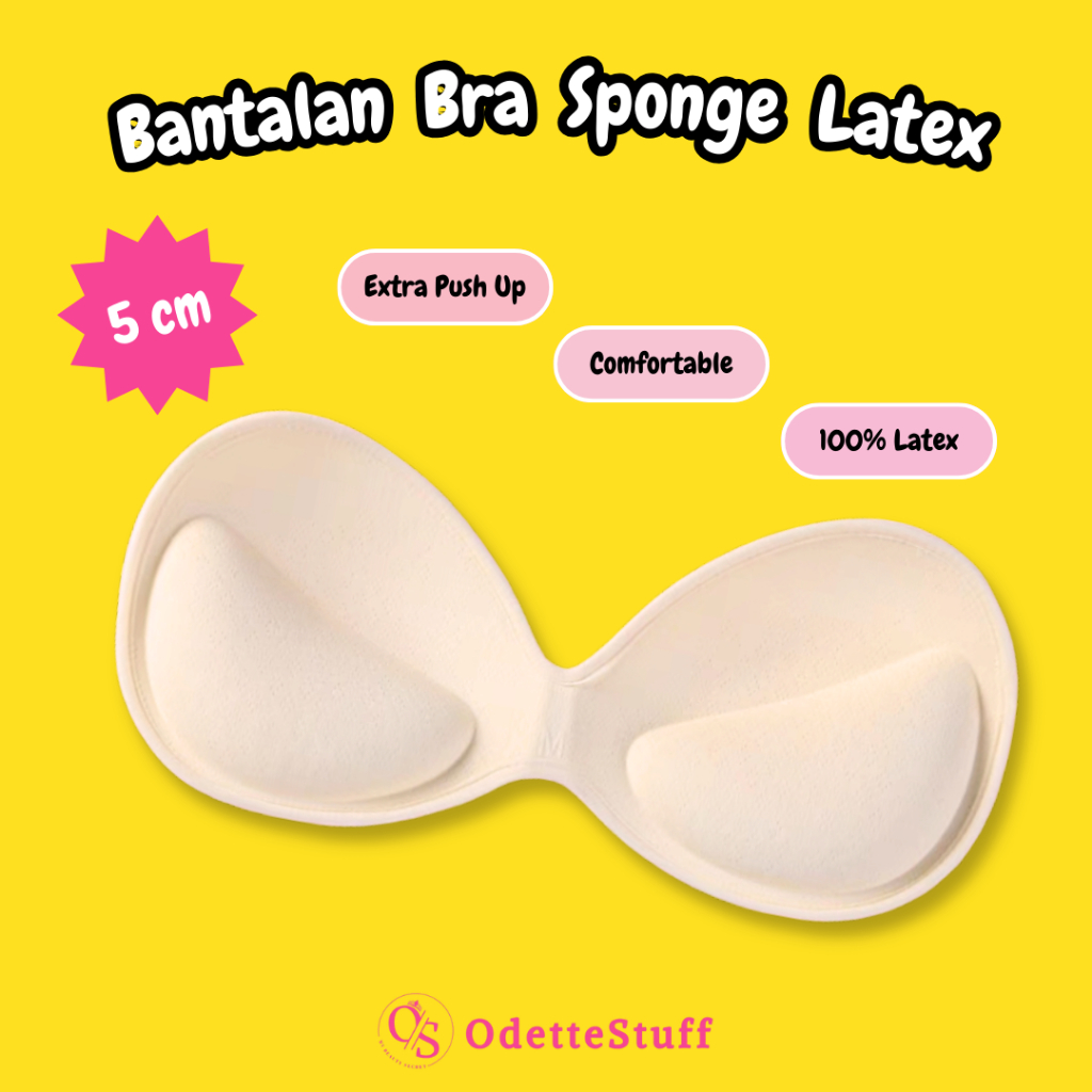 SA ODETTE STUFF Premium Cup Push Up Bra Busa Tebal 5cm BH Busa Tebal Push Up Pembesar Payudara