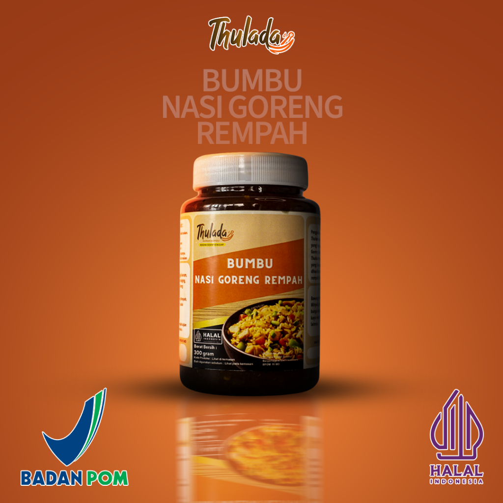 

Thulada Bumbu Nasi Goreng Rempah - Bumbu Rempah Asli Nusantara Tanpa Pengawet & MSG