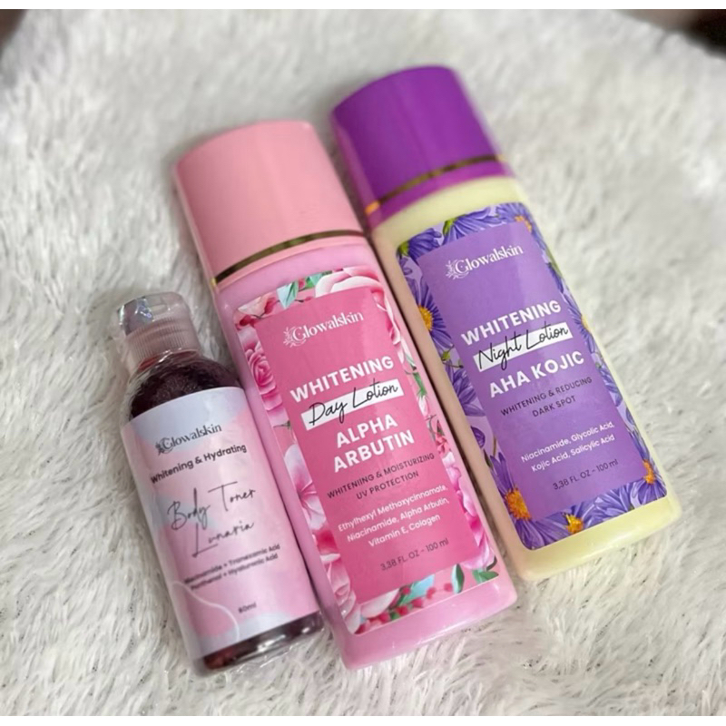 [BPOM] LOTION GLOWALSKIN AHA KOJIC ALPHA ARBUTIN HB DOSTING PEMUTIH BADAN HANDBODY  SUPER DOSTING UN