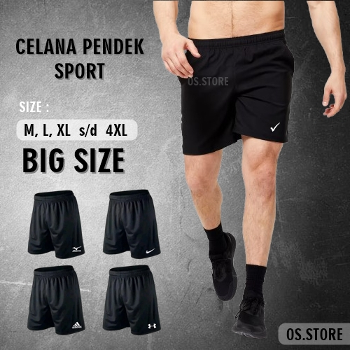 CELANA PENDEK KOLOR SPORT OLAHRAGA CELANA PENDEK KOLOR SUPER JUMBO KOLOR JUMBO PRIA WANITA BOXSER JU