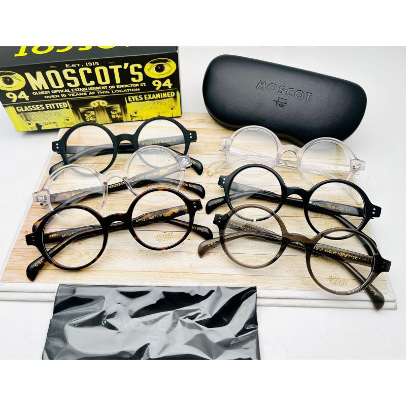 Kacamata Moscot Lemtosh Bulat Lensa Anti Radiasi