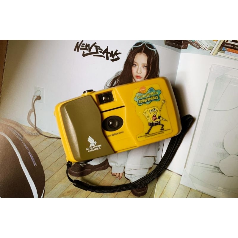 Kamera Analog Toycam Spongebob Singapore Airlines