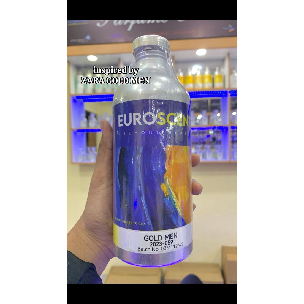 ZARA GOLD MEN, SEGEL 500ML EURO SCENT
