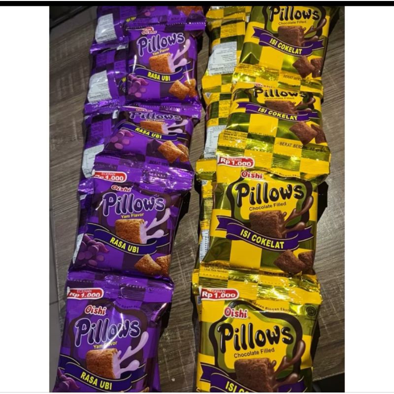 

ciki piloww satu renceng rasa coklat ubi jika order tolong cantumkan rasa
