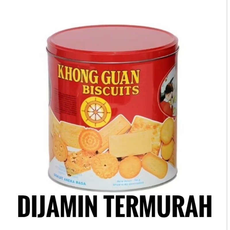 

Khong Guan Assorted Biskuit Red Mini 650gr Kaleng Promo Hampers Snack Cemilan Khongguan