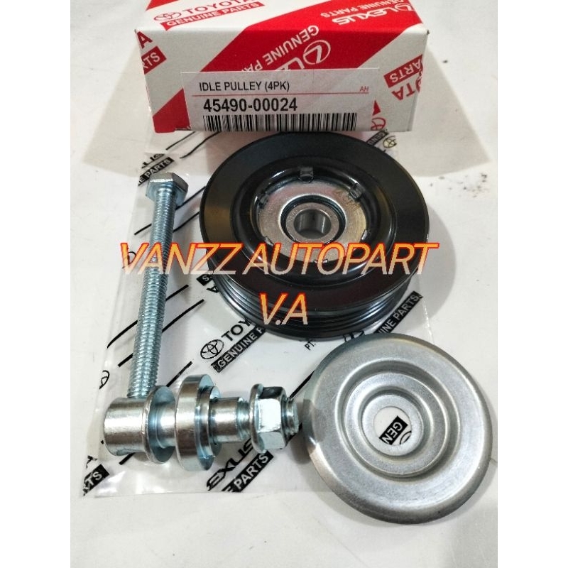 idle pully AC +stud 4pk 4 jalur  universal Toyota 45490-00024