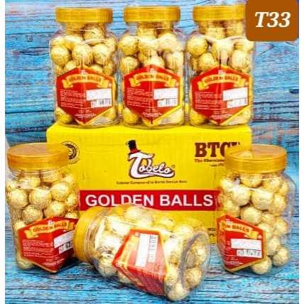 

Coklat Tobelo Golden Ball / Golden Cannon / Coklat Kanibol Pelangi/ Coklat Kanibol Coklat - Pcs