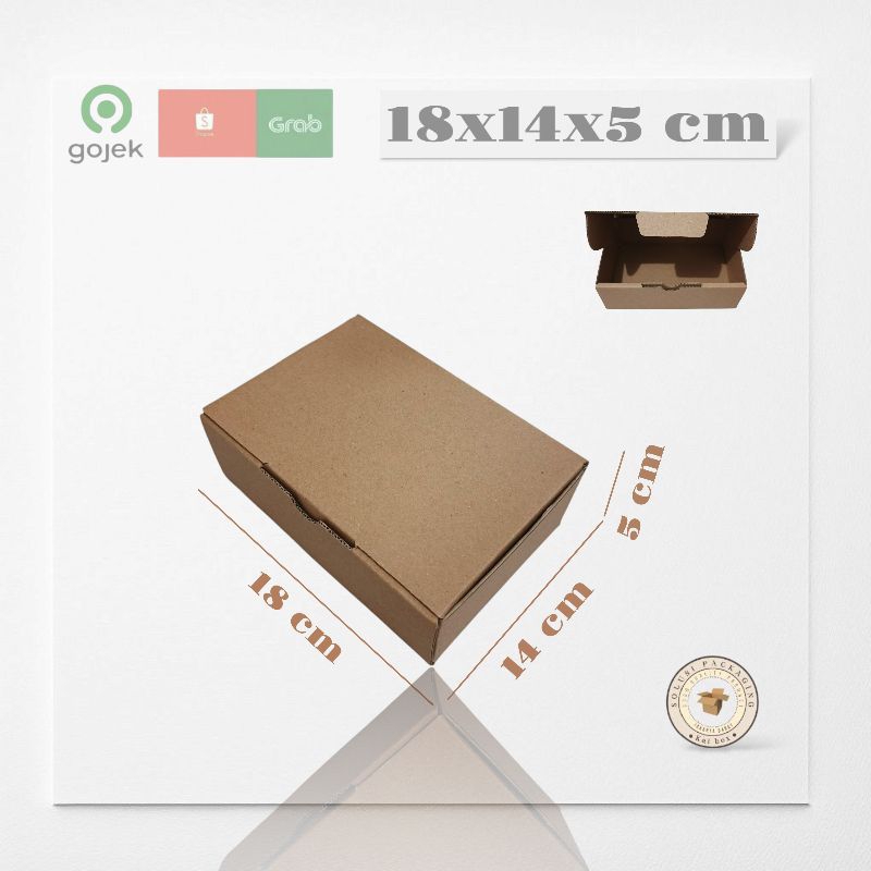 

kardus ukuran 18x14x5 cm die cut model pizza