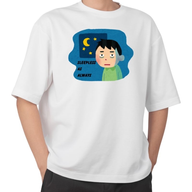 Charism Tshirt Sleepless as Always White