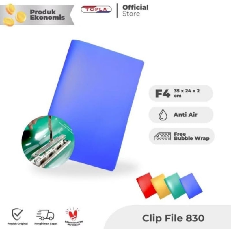 

TOPLA CLIP FILE CERMAT Map jilid Dokumen Jepit folio