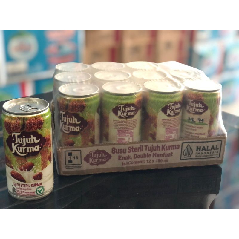 

Susu Steril Tujuh Kurma 189 ml harga perbotol