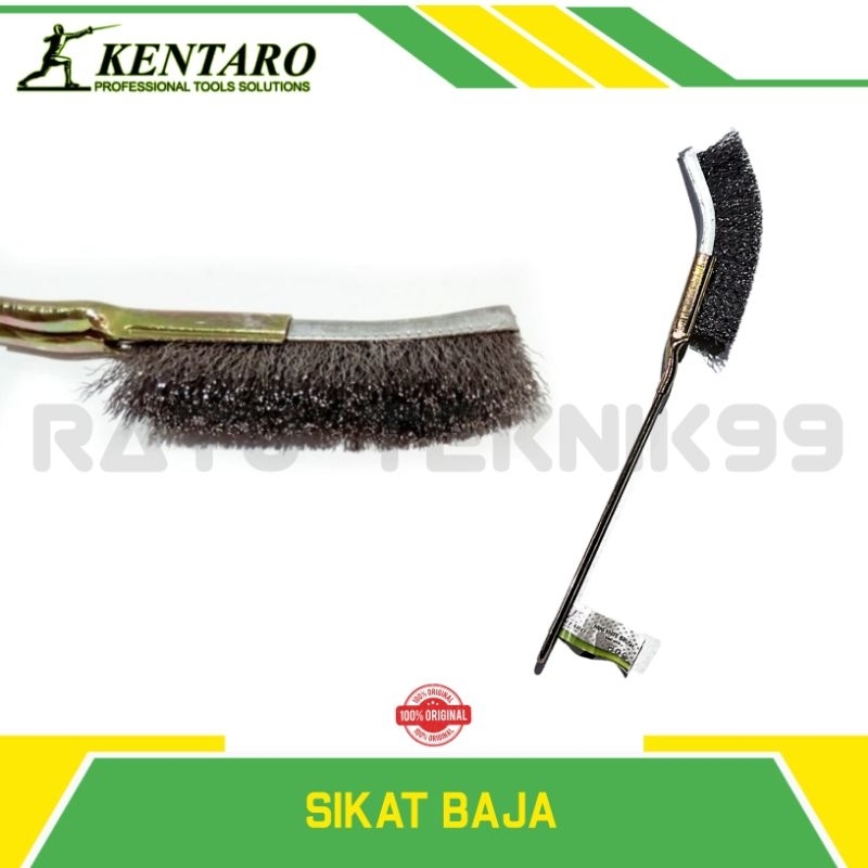 KENTARO Sikat Kawat Baja / Sikat Kawat Bengkok / Sikat Bengkok Baja / sikat baja