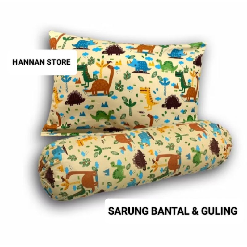 Sarung bantal karakter / Sarung guling tali / Sarung bantal resleting / Urung bantal&guling
