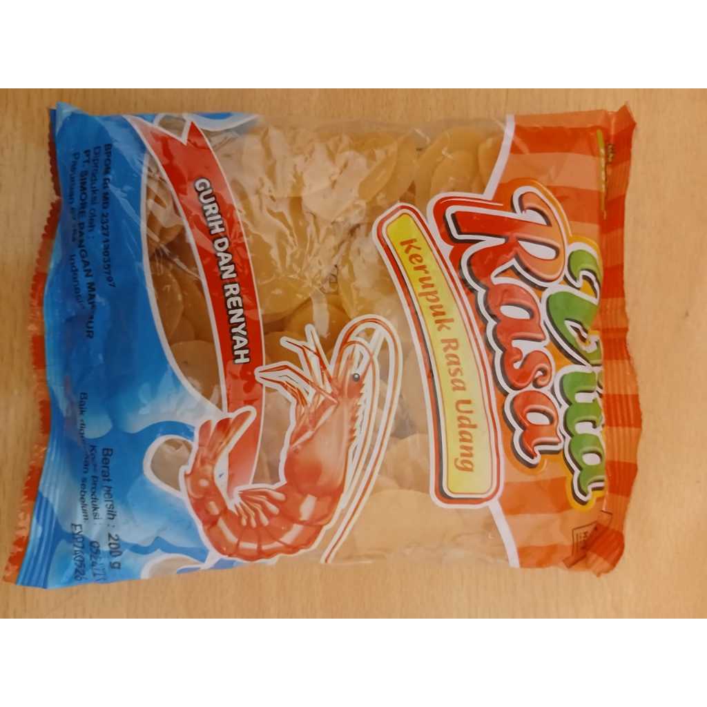 

Vitarasa kerupuk udang 200g Food Pedas Keripik Makanan Cemilan Kripik