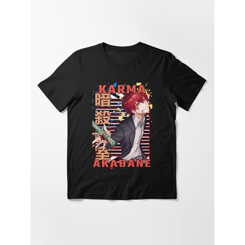 Kaos Anime Karma Akabane Urban Anime Design Essential T-Shirt