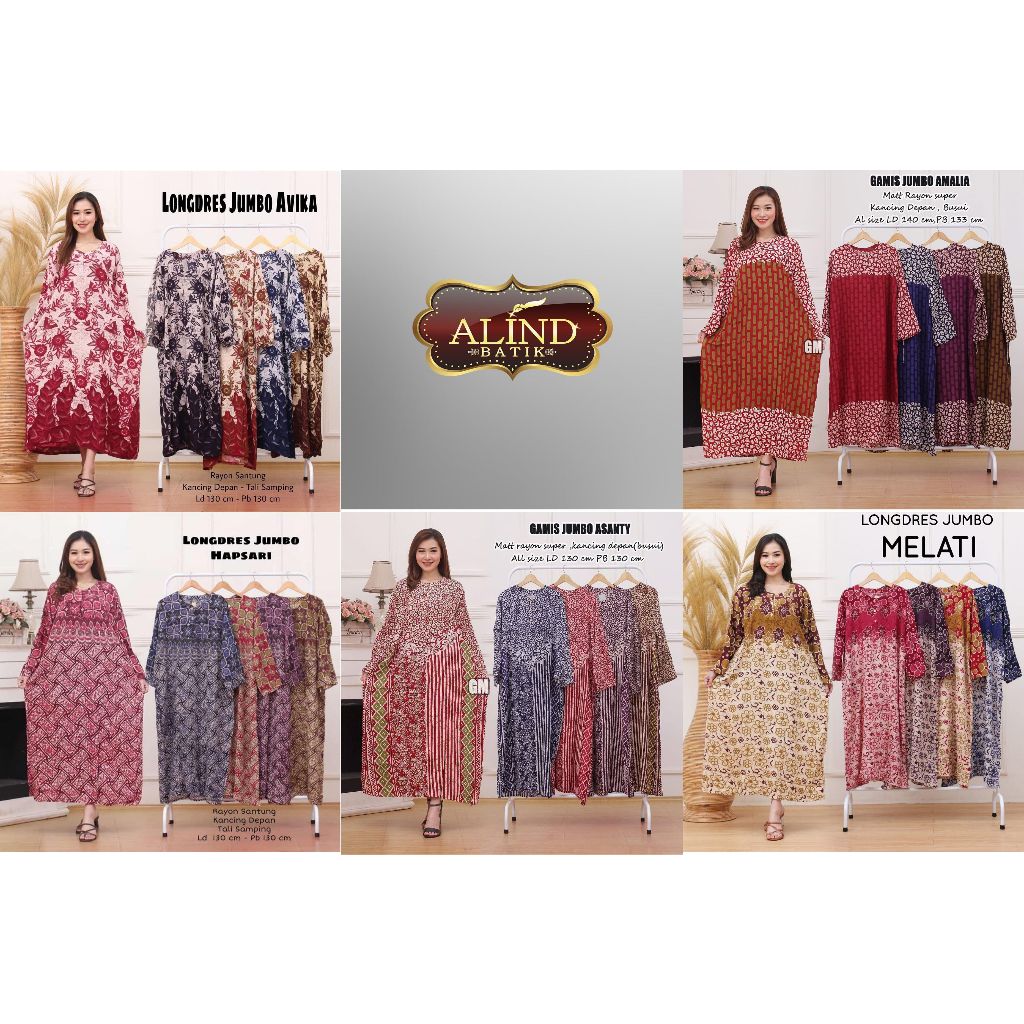LONGDRESS JUMBO GAMIS ~ DASTER ECER GROSIR