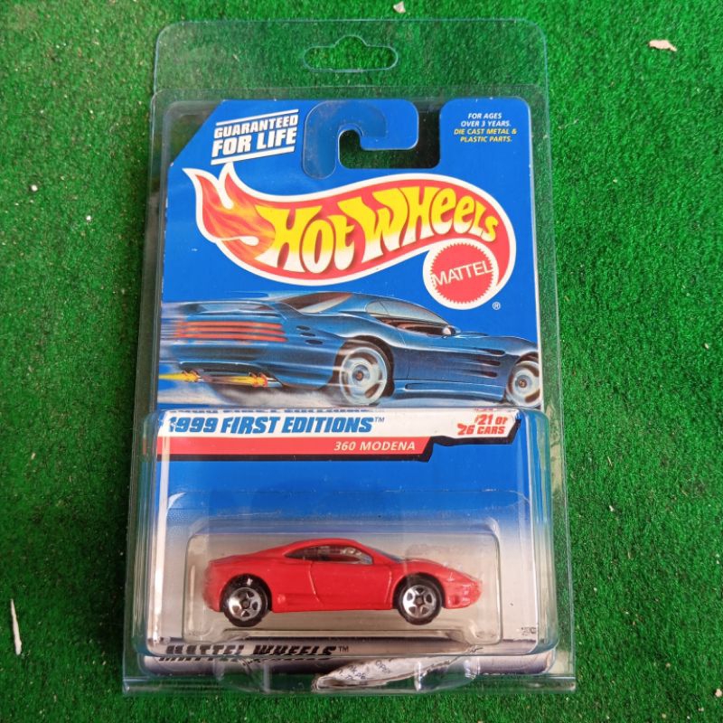 Hot wheels hotwheels Ferrari 360 modena merah red 1999 first edition FE editions rilis tahun 1998