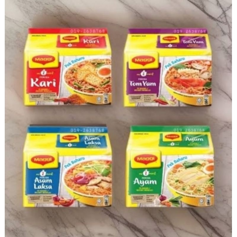 

mie mi maggi 1 pak isi 5 pcs/ mi mie maggi kari ayam laksa tomyum