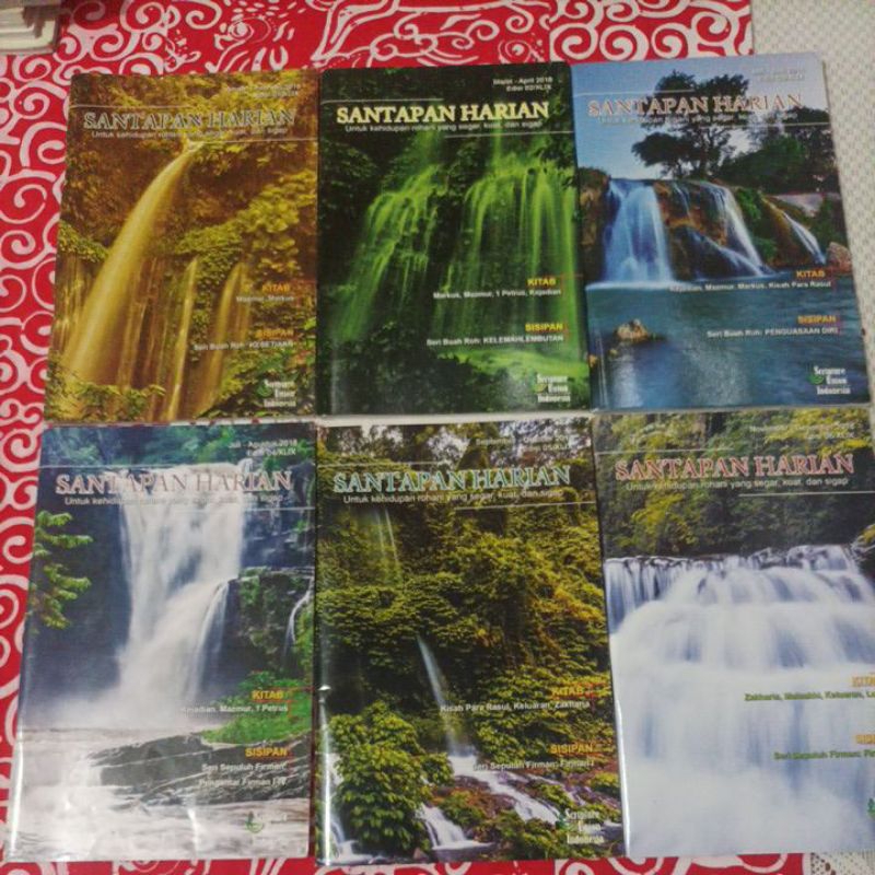 Buku bekas Renungan Kristen "Santapan Harian" bulan 2018