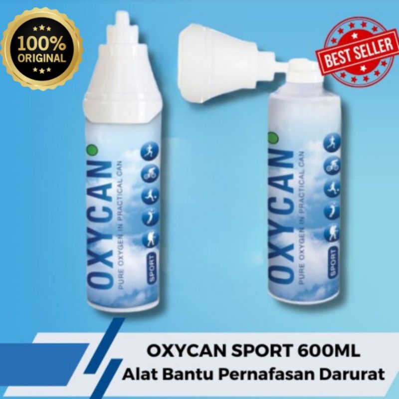 Oxycan Blue Oksigen Portable 600cc Perawatan Pernafasan