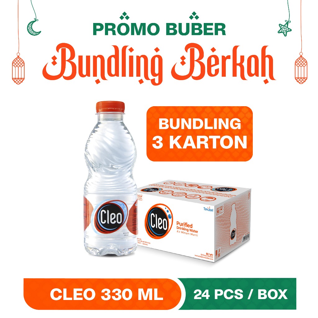 

Cleo Air Murni 330 3D - Bundling Hemat 3 Karton