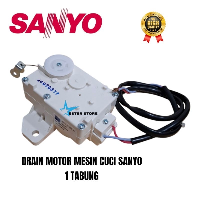 Motor Drain mesin cuci Sanyo 1 tabung Drain motor mesin cuci
