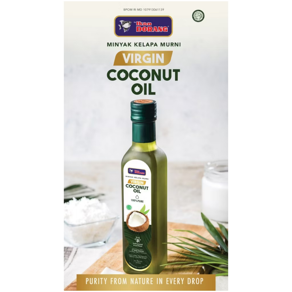 

Virgin Coconut Oil VCO Kelapa Murni 250ml Ikan Dorang