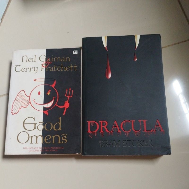 Bram Stoker Dracula, Good Omens Neil Gaiman