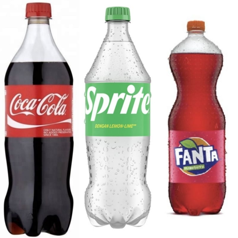 

Coca-Cola Spite Fanta Original Minuman Soda Rasa Kola Botol 1.5 L