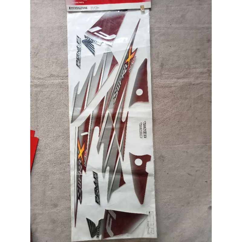 striping Supra X 125 (KVL) original AHM