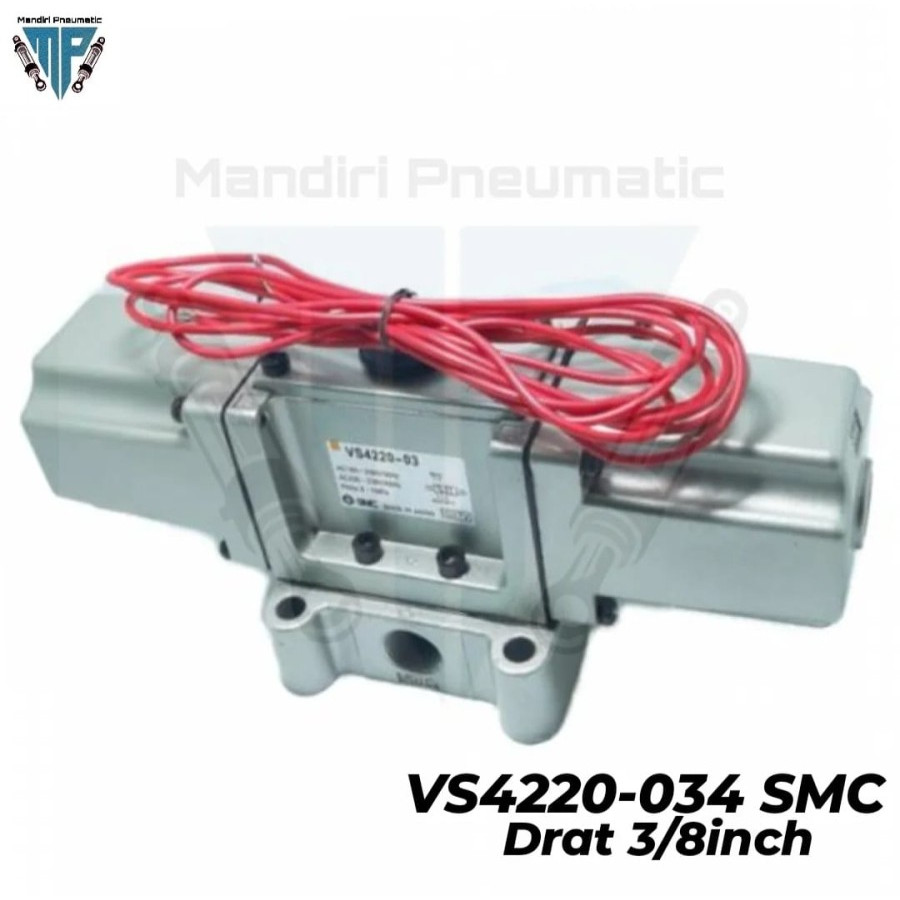 SOLENOID VALVE SMC VS4220-034 3/8" AC220V