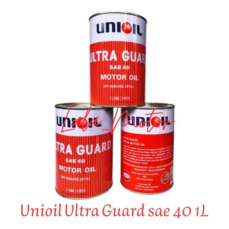 Oli Mesin Mobil Diesel Unioil Ultra Guard sae 40 1Liter
