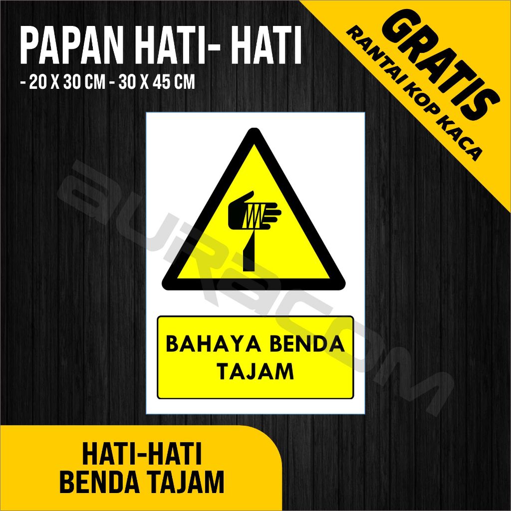 

PAPAN AKRILIK, PAPAN WASPADA - KESELAMATAN KERJA, AKRILIK CUSTOM, FREE DESAIN ( A 346 )