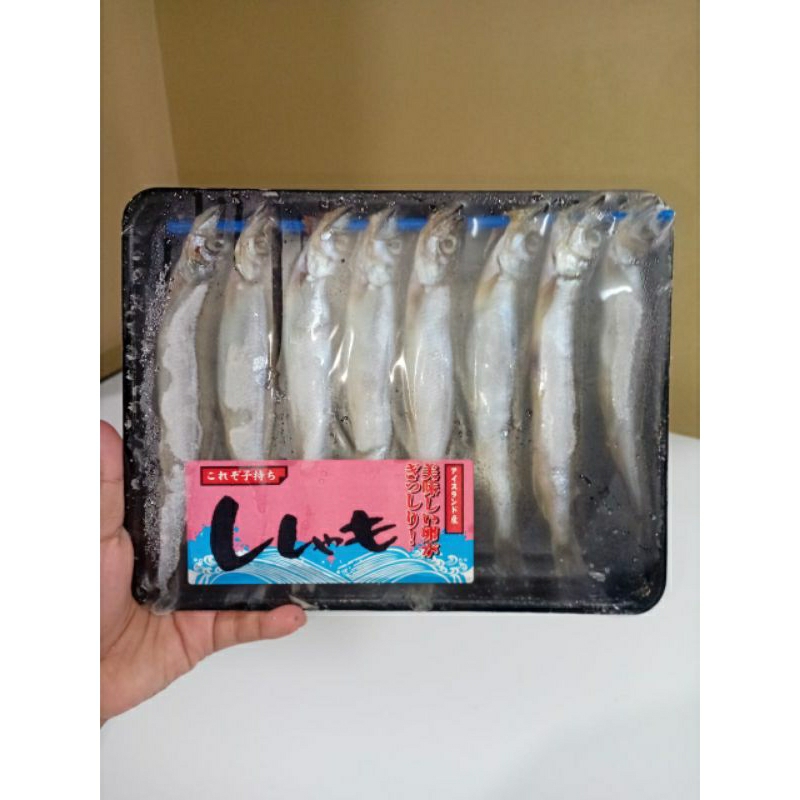 shisamo 150 gr/shisamo 8 ekor/ikan cipung/ikan telur/shisamo frozen