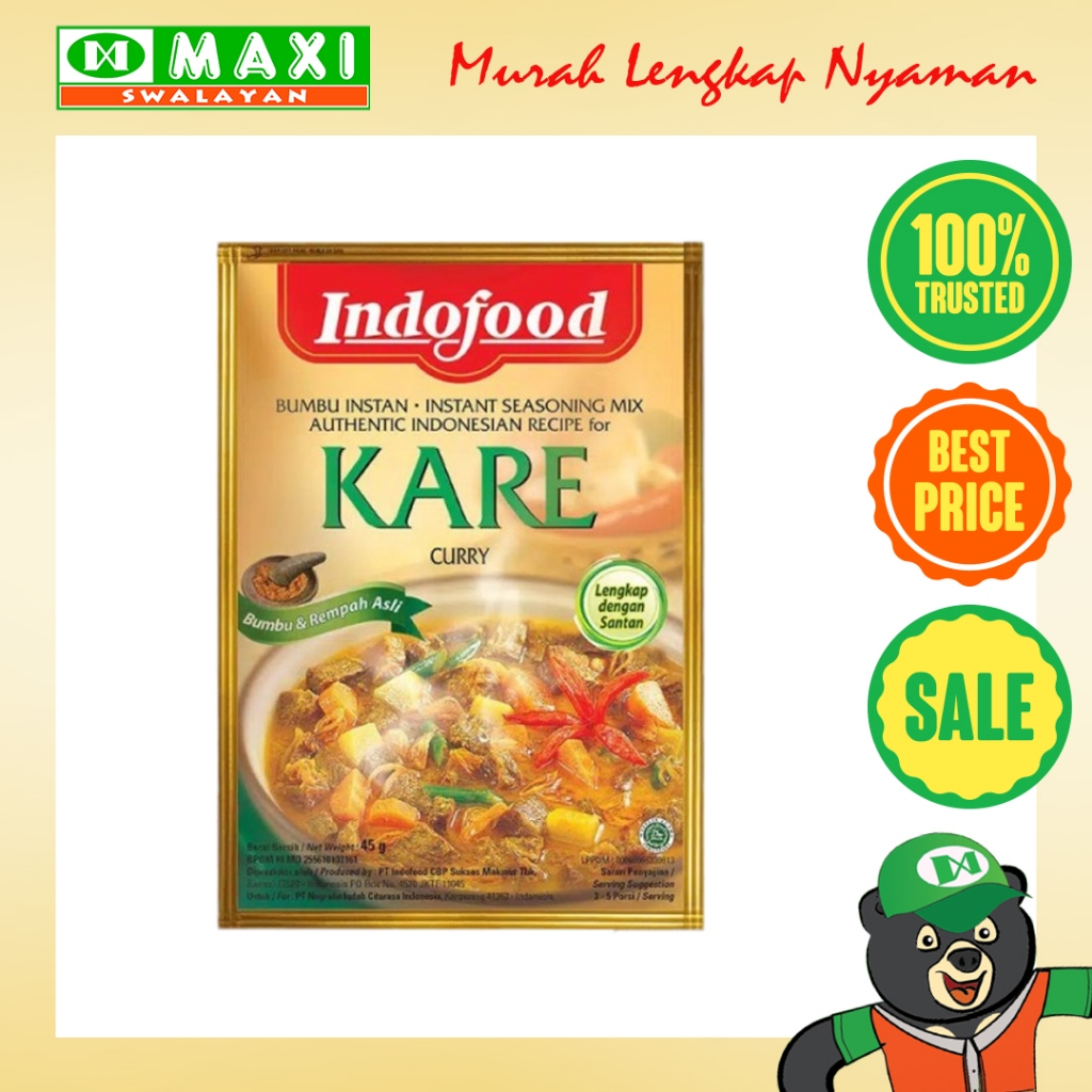 

Indofood Bumbu Curry/Kare 25gr